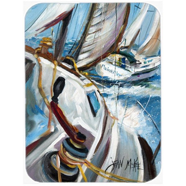 Carolines Treasures Pain Killer Sailboat Race Mouse Pad- Hot Pad and Trivet JMK1155MP